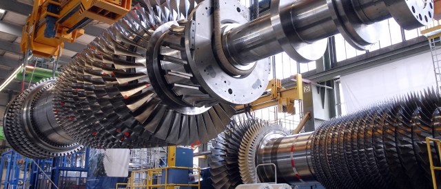 A combined cycle gas turbine with over 60% net efficiency - one of the examples 