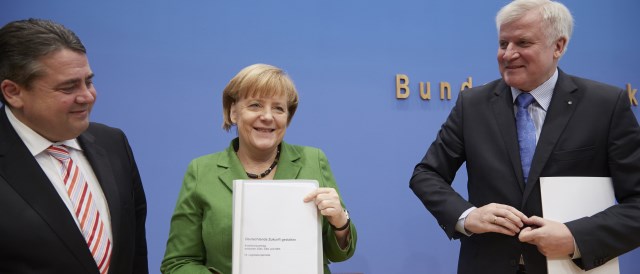 Won't make the renewable sector happy: The Coalition Agreement. (Photo by CDU / Laurence Chaperon)