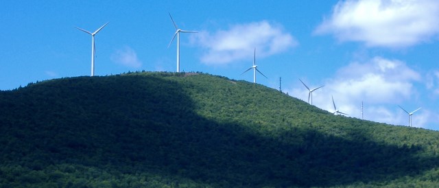Wind Turbines on Hill