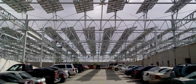 PV installation over the parking space of Arizona State University