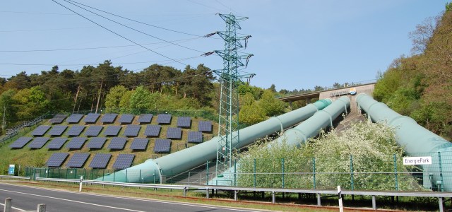 Pumped storage and PV in Germany