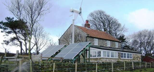 UK small scale solar and wind power