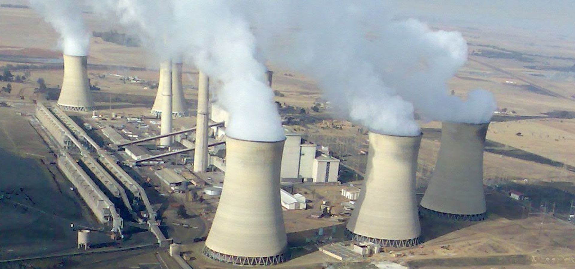 A coal power station in South Africa