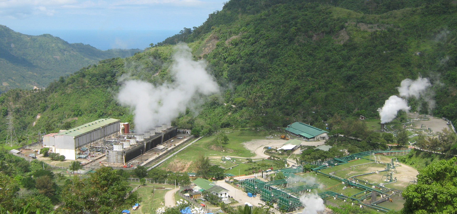 Palinpinon Geothermal power plant in Sitio Nasulo, Brgy. Puhagan, Valencia, Negros Oriental, Philippines