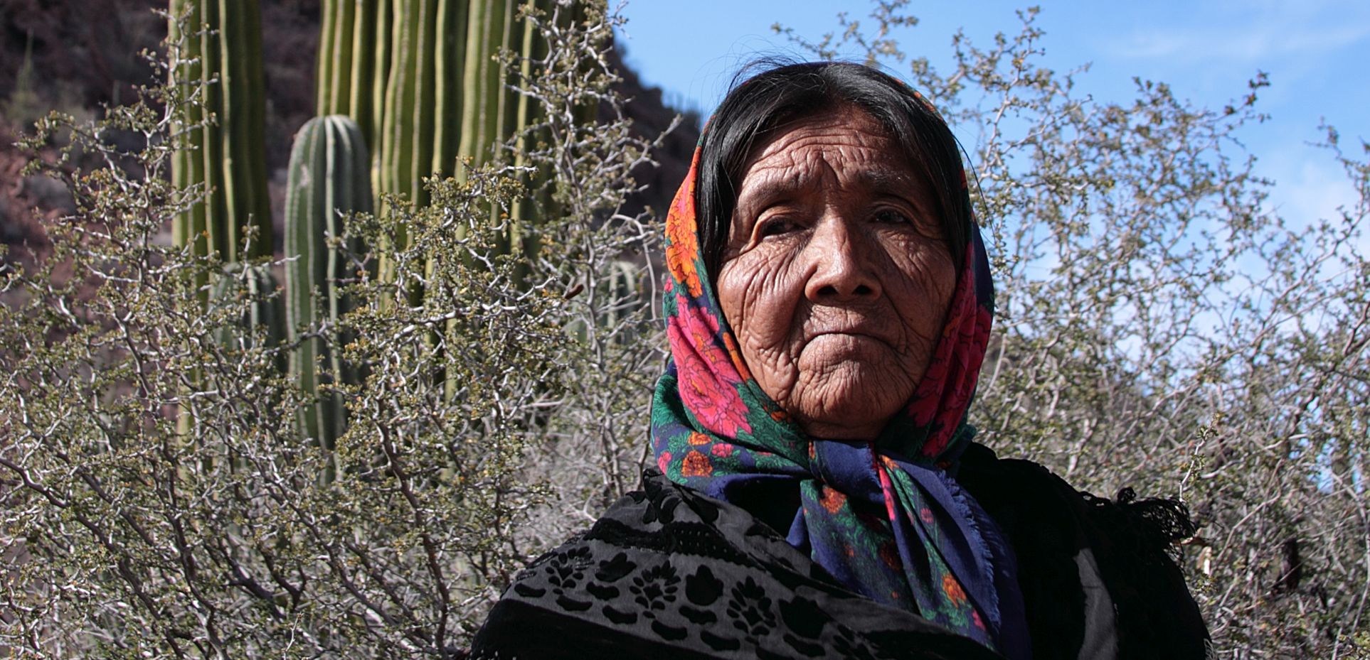 Doña Ramona, a Seri shaman from Punta Chueca, Mexico.