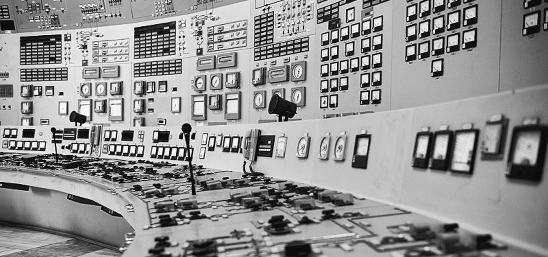Control board of a nuclear power plant 