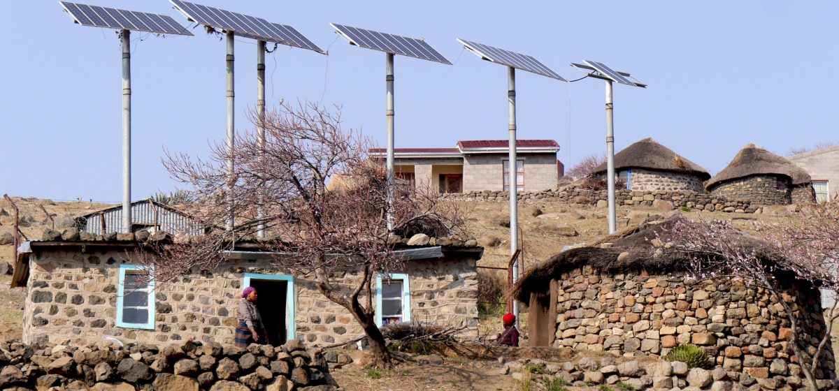 Solar technology based mini grid and home systems are a possibility for off-grid areas