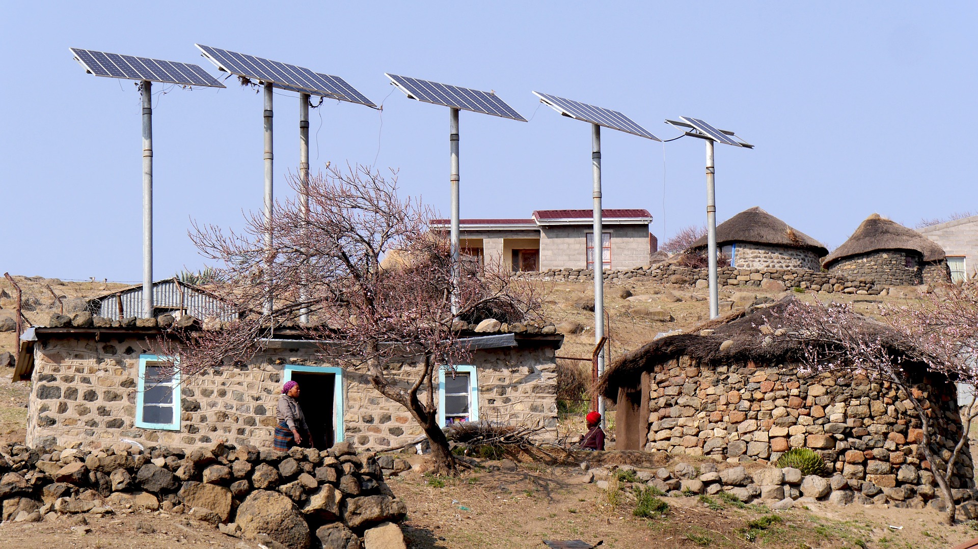 Solar technology based mini grid and home systems are a possibility for off-grid areas