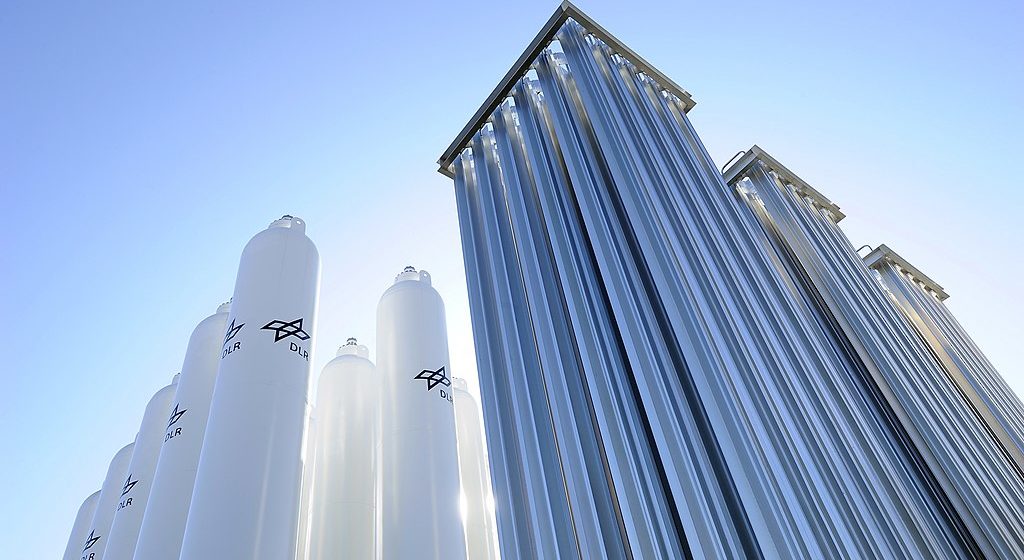 Hydrogen supply system at DLR Cologne