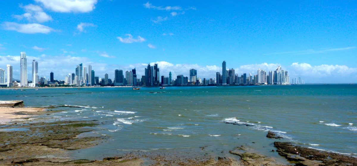 Panama City skyline.
